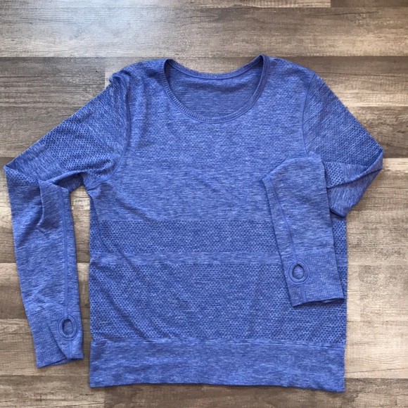 lululemon athletica Tops - Lululemon mesh long sleeve relaxed fit size 12
